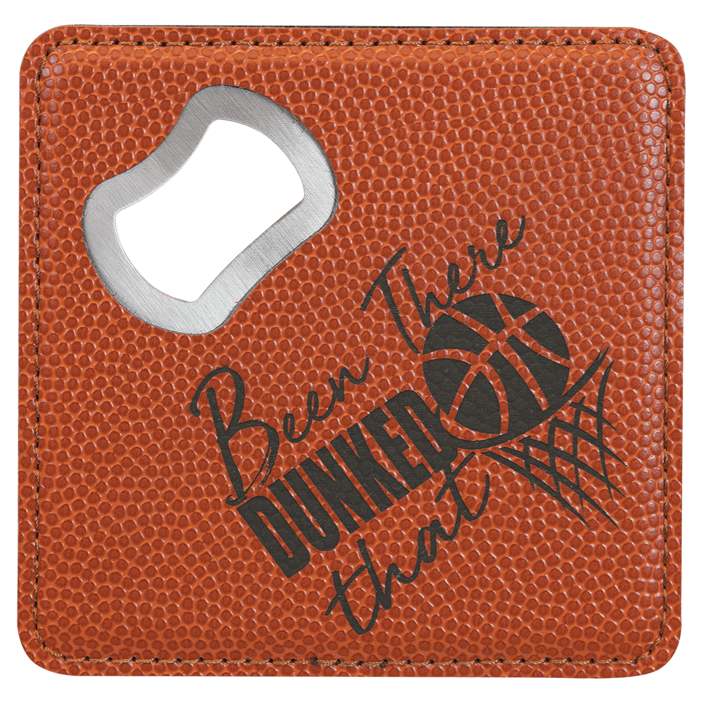 Custom Engraved Bottle Opener Coaster