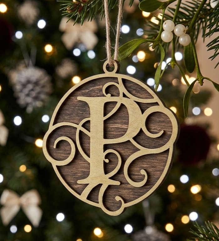 Personalized Letter Ornament