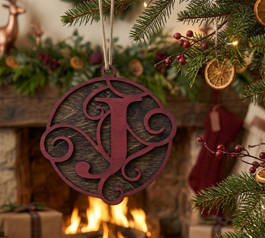 Personalized Letter Ornament