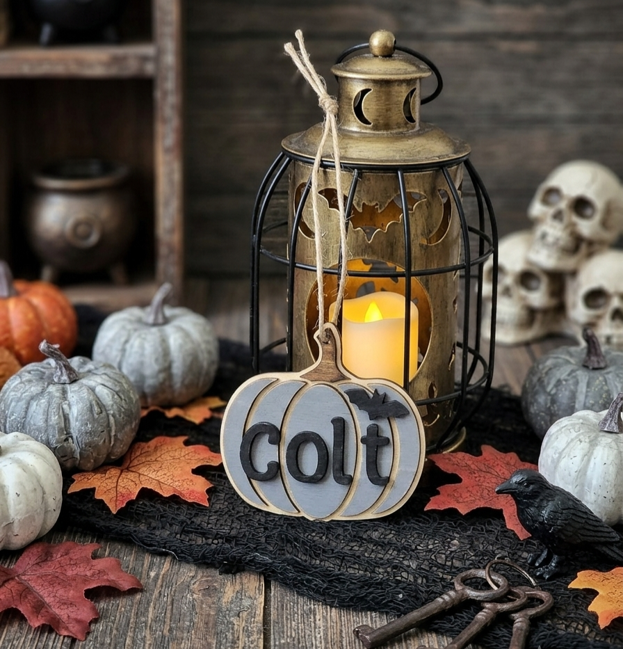 Pumpkin Halloween Tag / Halloween Bag Tag