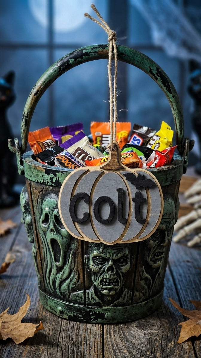 Pumpkin Halloween Tag / Halloween Bag Tag