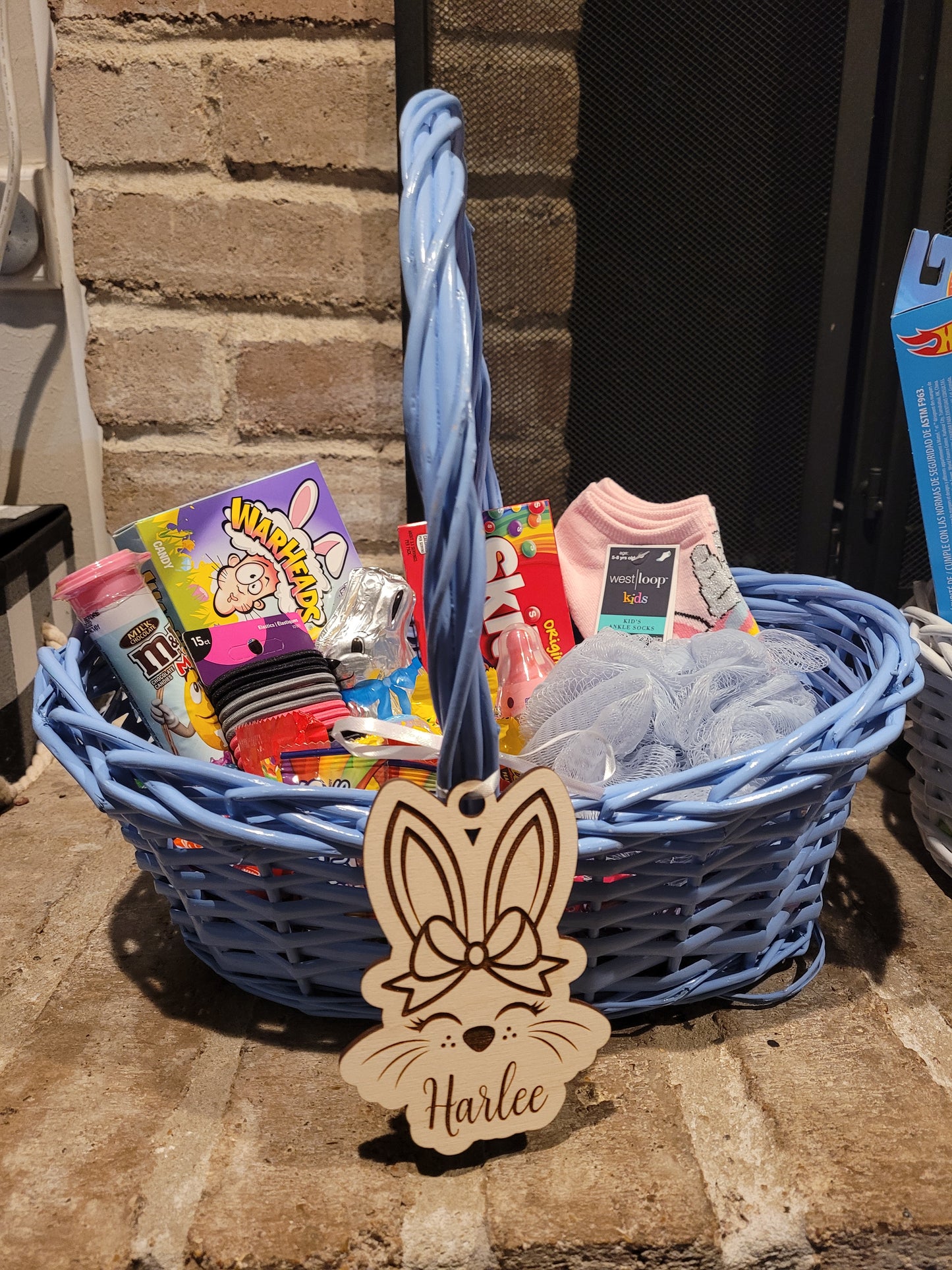 Personalized Easter Bunny Basket Tag