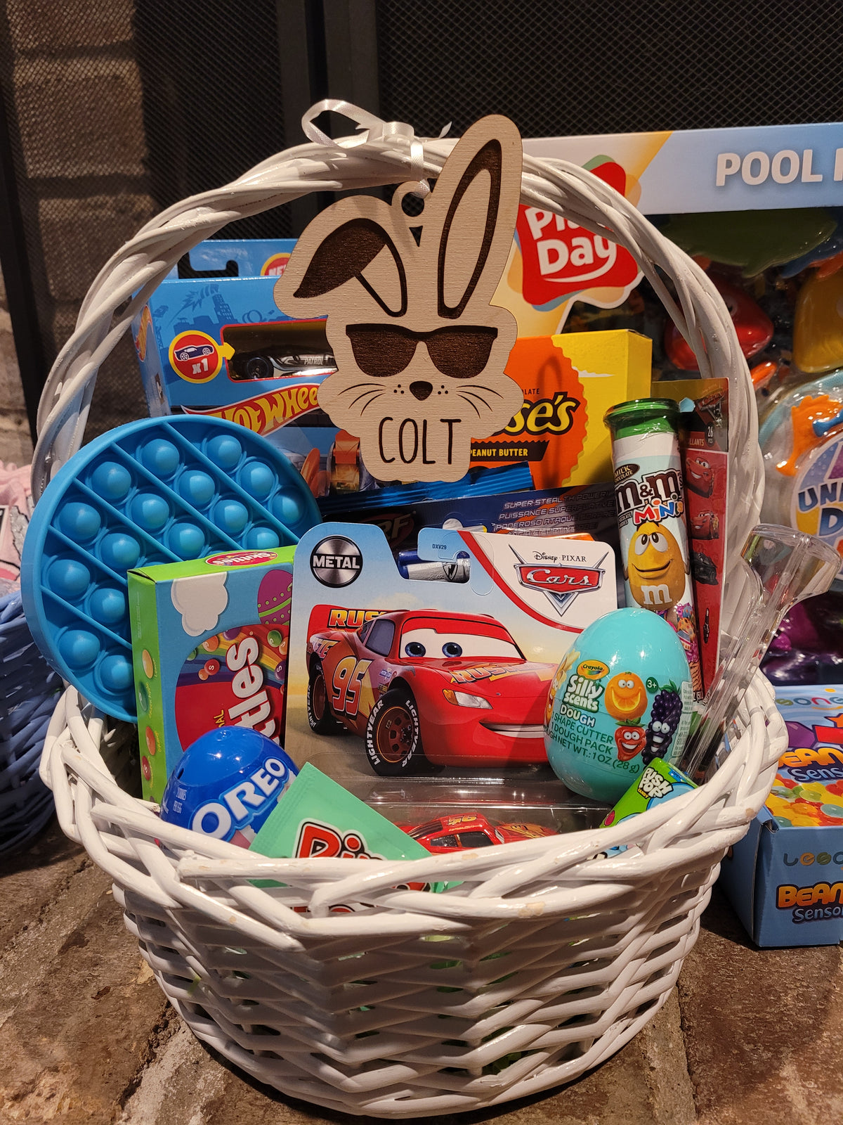 Personalized Easter Bunny Basket Tag