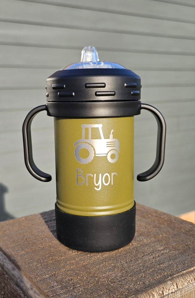 Personalized Laser Engraved Sippy Cup: Toddler Gift