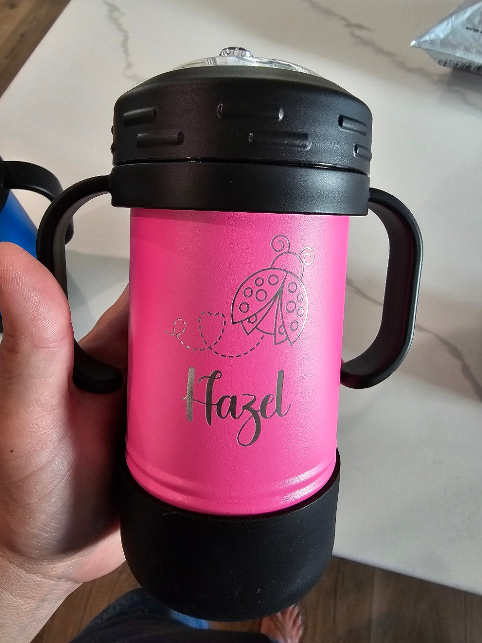 Personalized Laser Engraved Sippy Cup: Toddler Gift