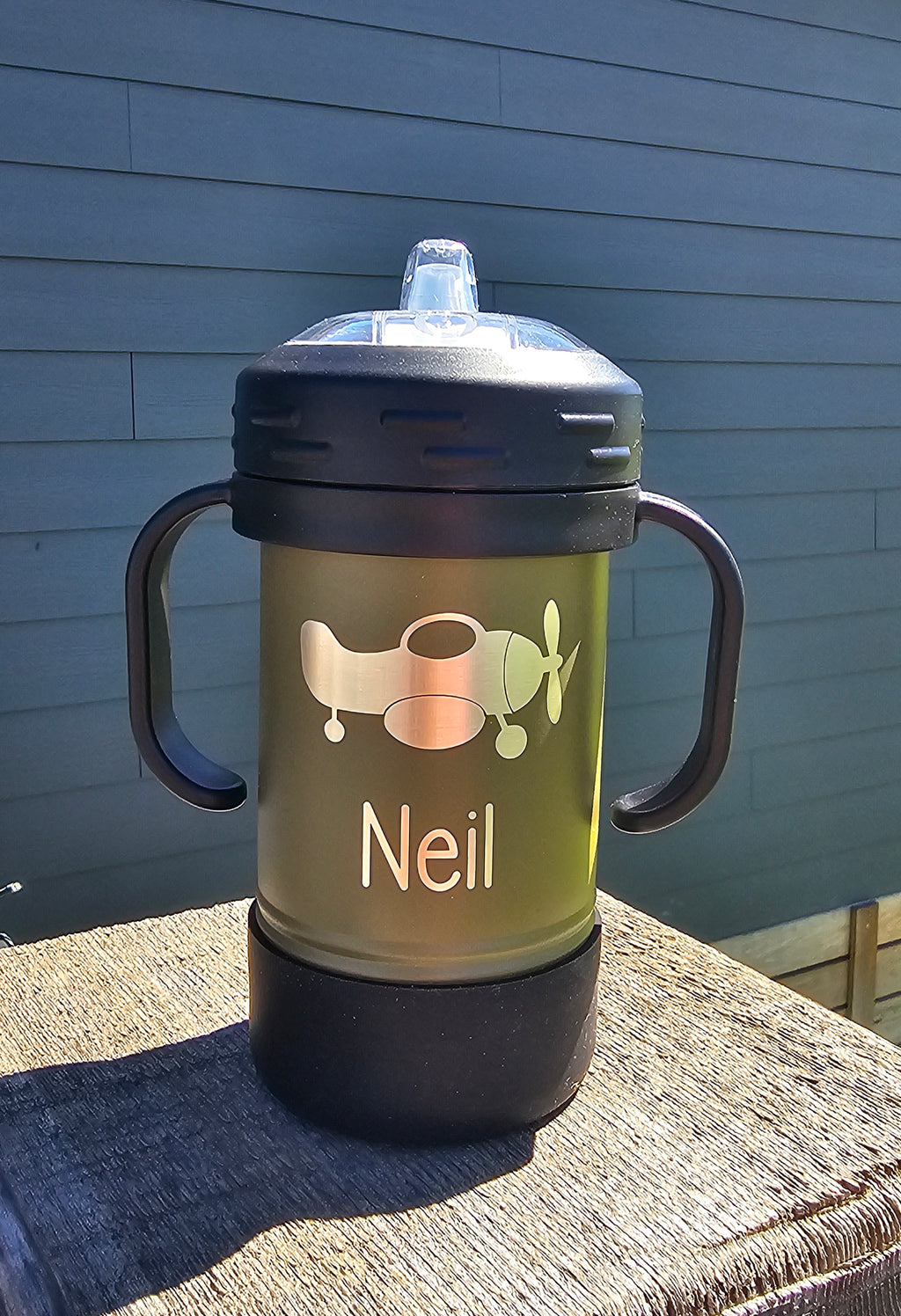 Personalized Laser Engraved Sippy Cup: Toddler Gift