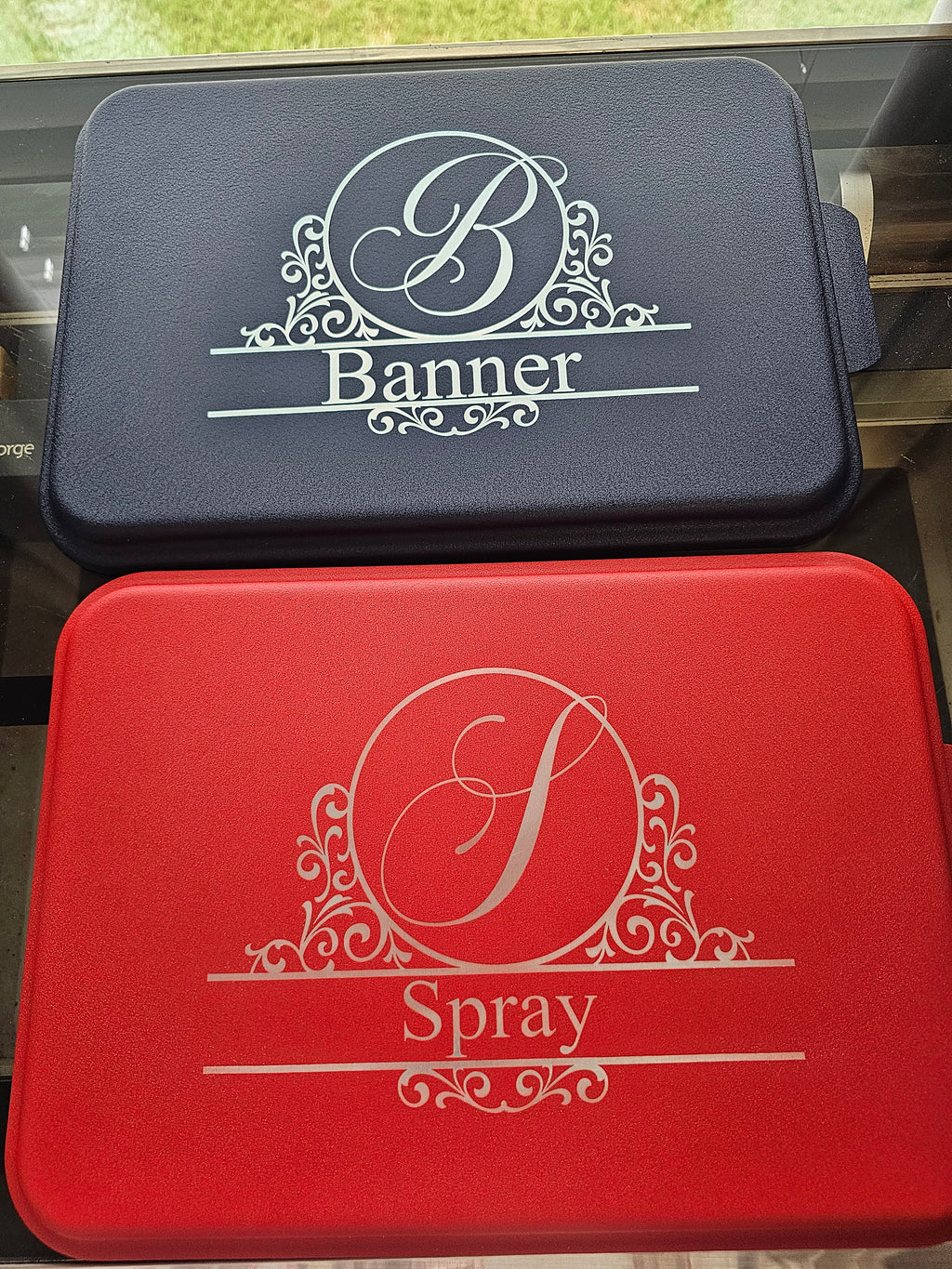 Personalized Engraved Aluminum Cake Pan with Lid - 13x9 Custom Bakeware