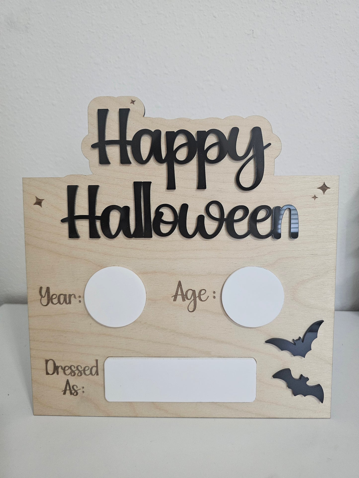 Halloween Photo Board / Yearly Halloween Costume Photo