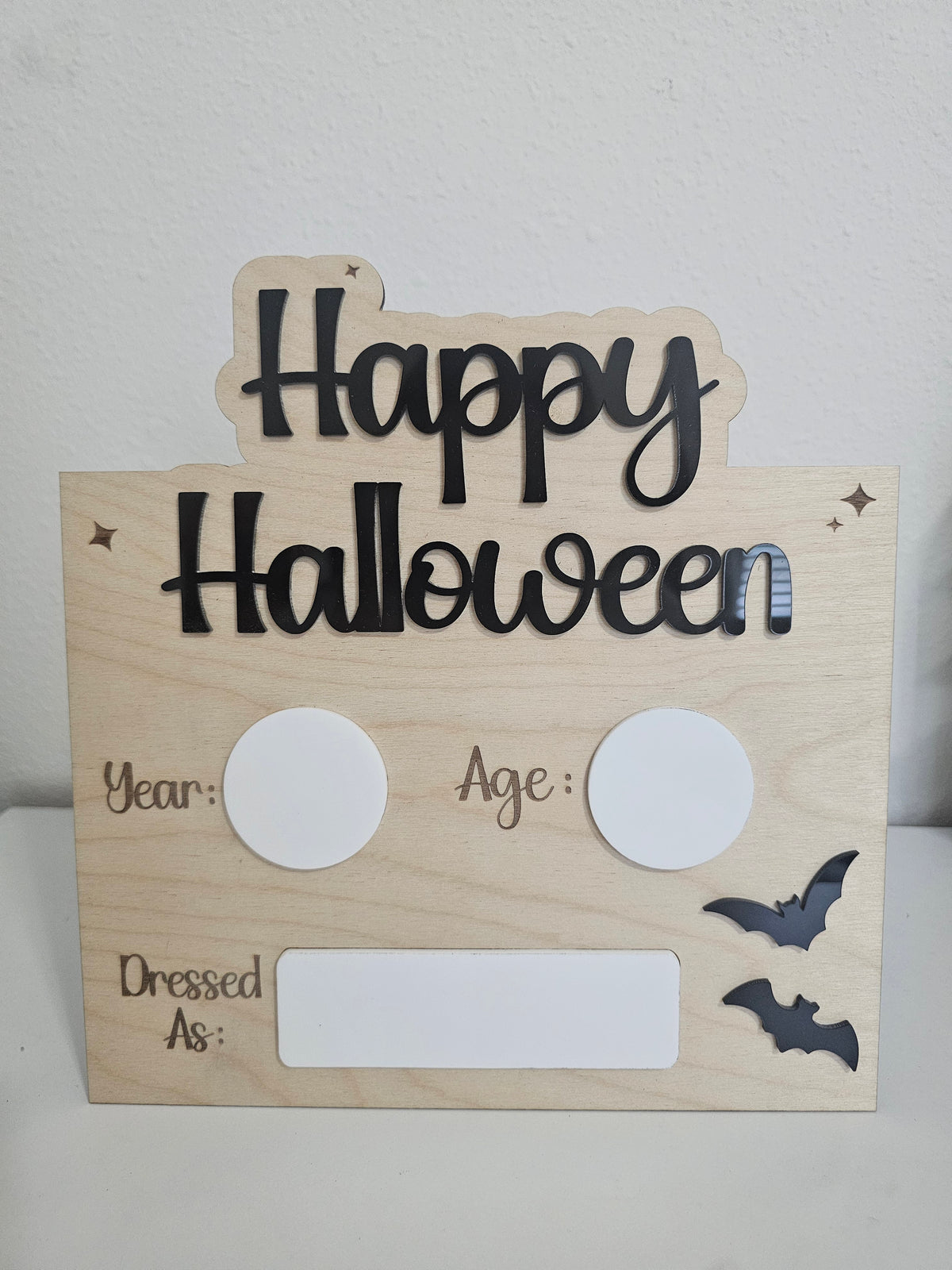 Halloween Photo Board / Yearly Halloween Costume Photo