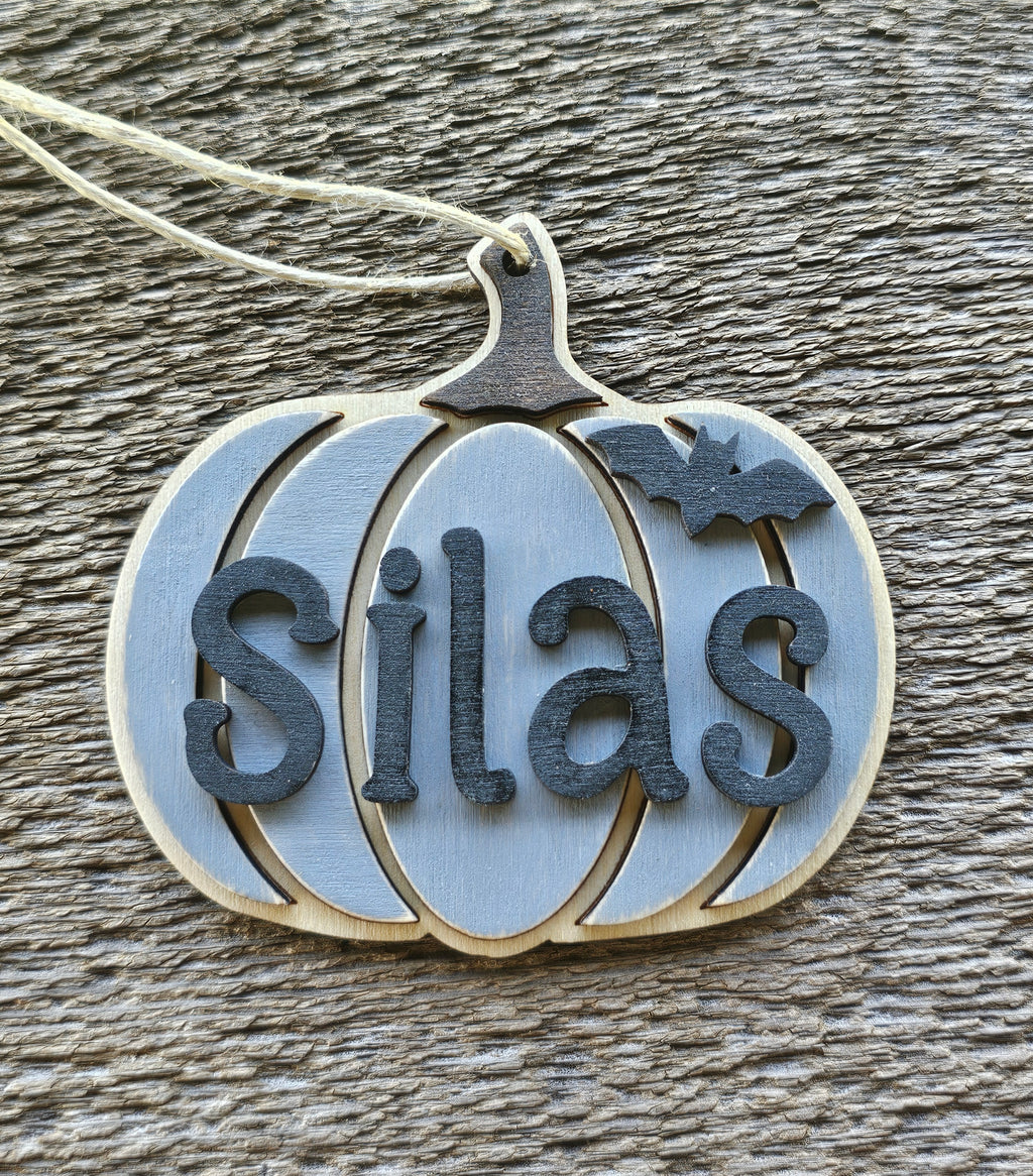 Pumpkin Halloween Tag / Halloween Bag Tag