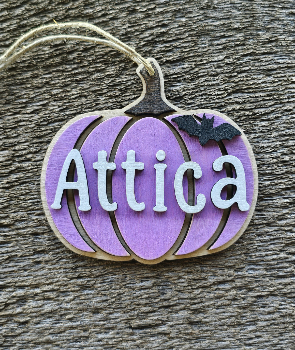 Pumpkin Halloween Tag / Halloween Bag Tag