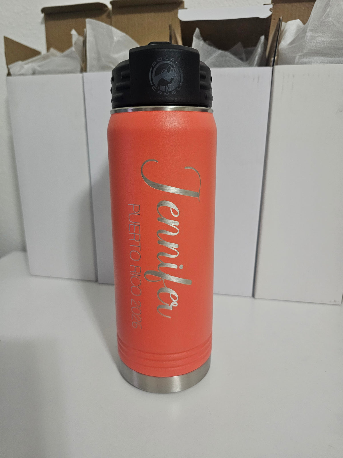 Personalized Name Water Bottle 20oz