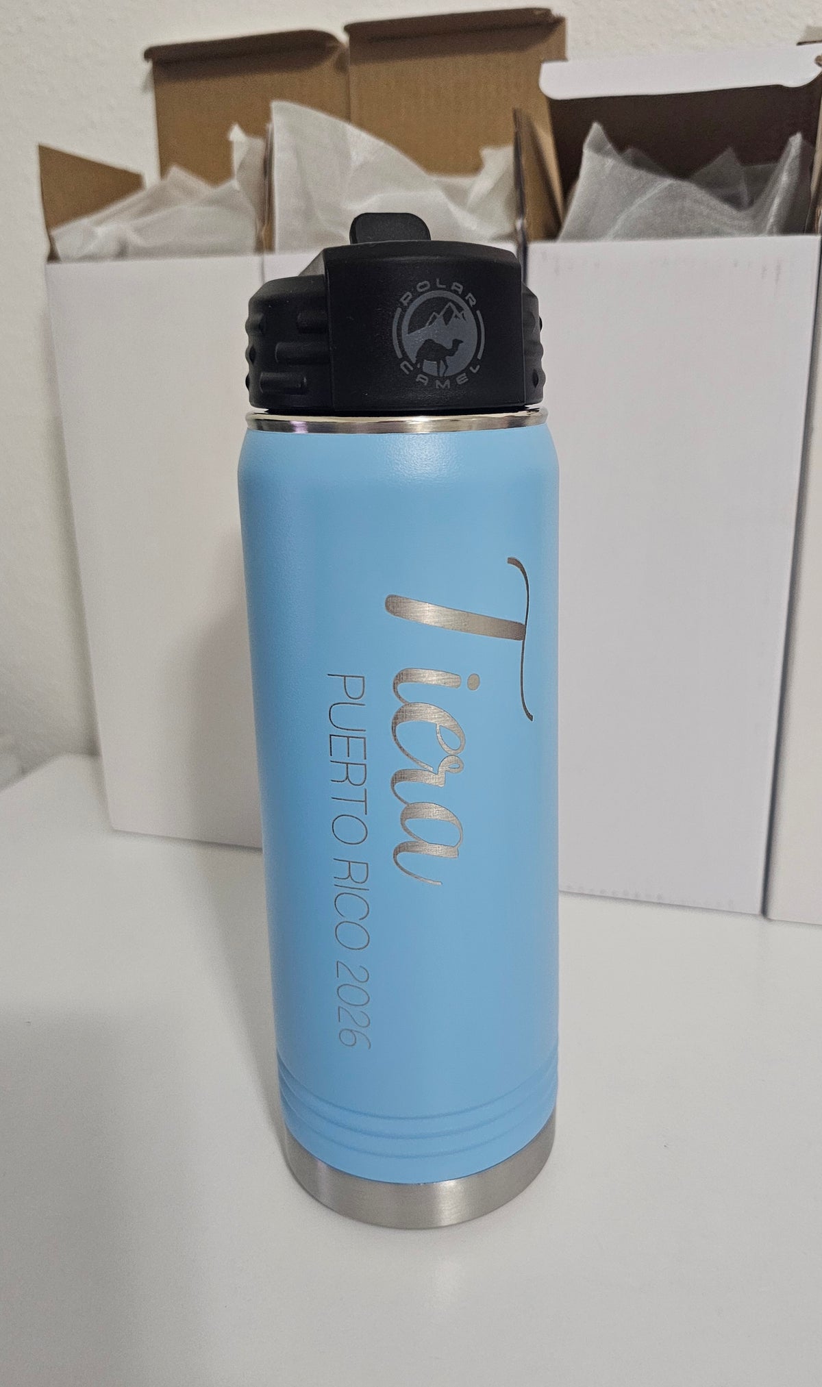 Personalized Name Water Bottle 20oz