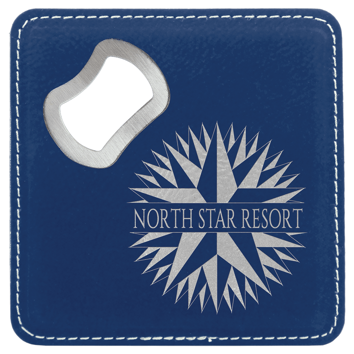 Custom Engraved Bottle Opener Coaster