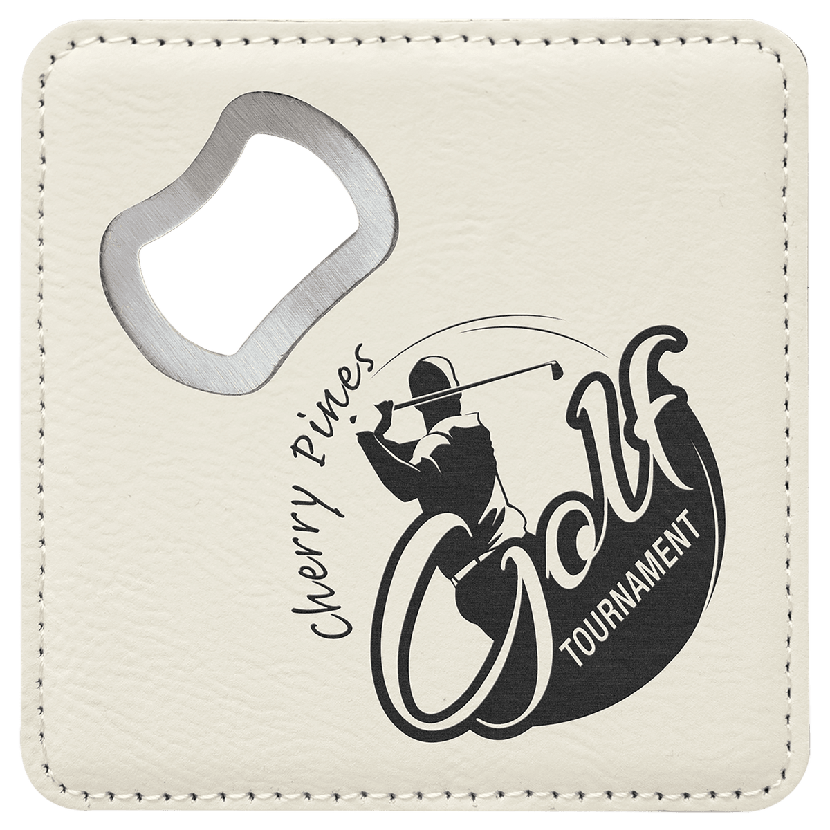 Custom Engraved Bottle Opener Coaster