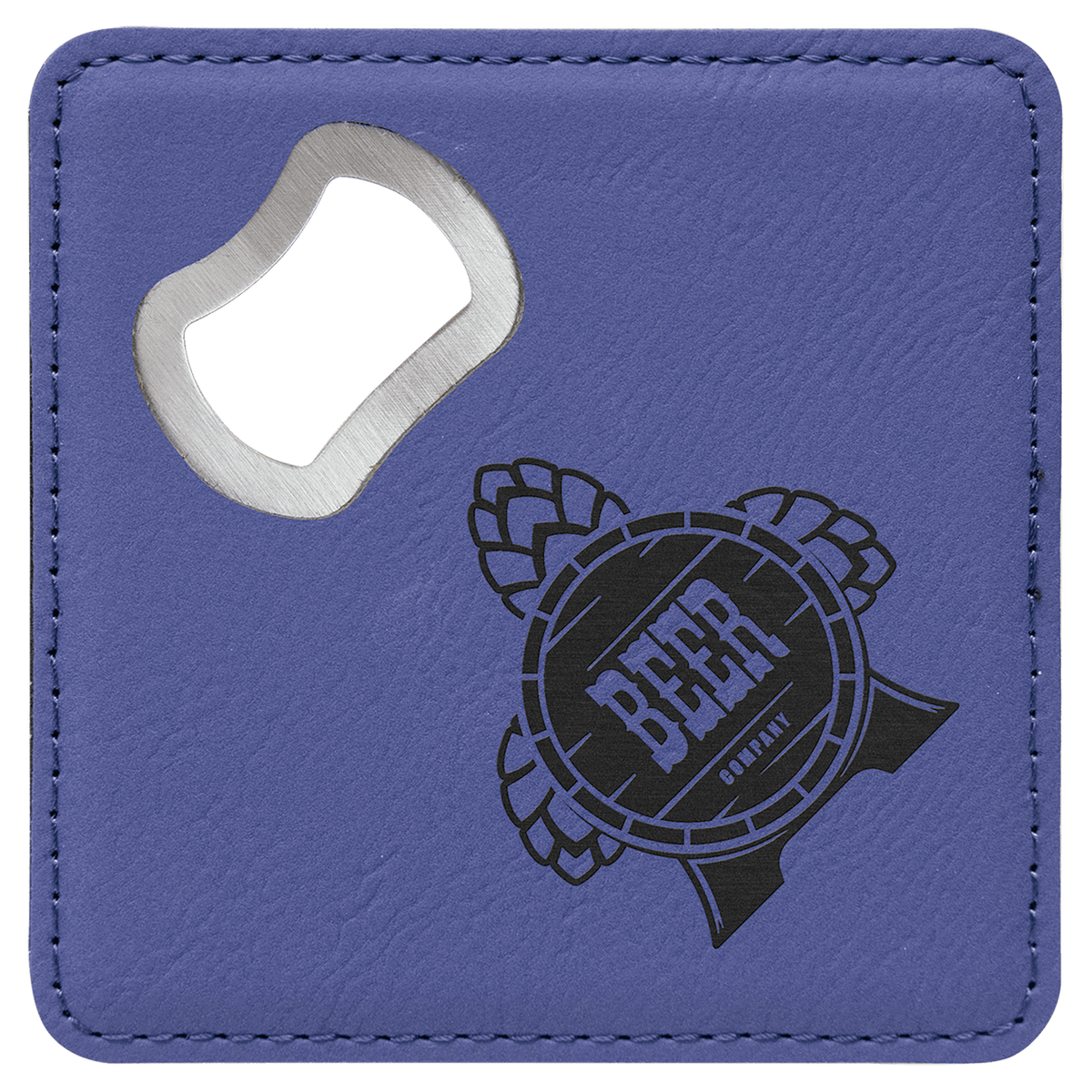 Custom Engraved Bottle Opener Coaster