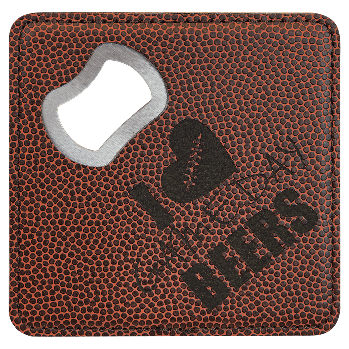 Custom Engraved Bottle Opener Coaster