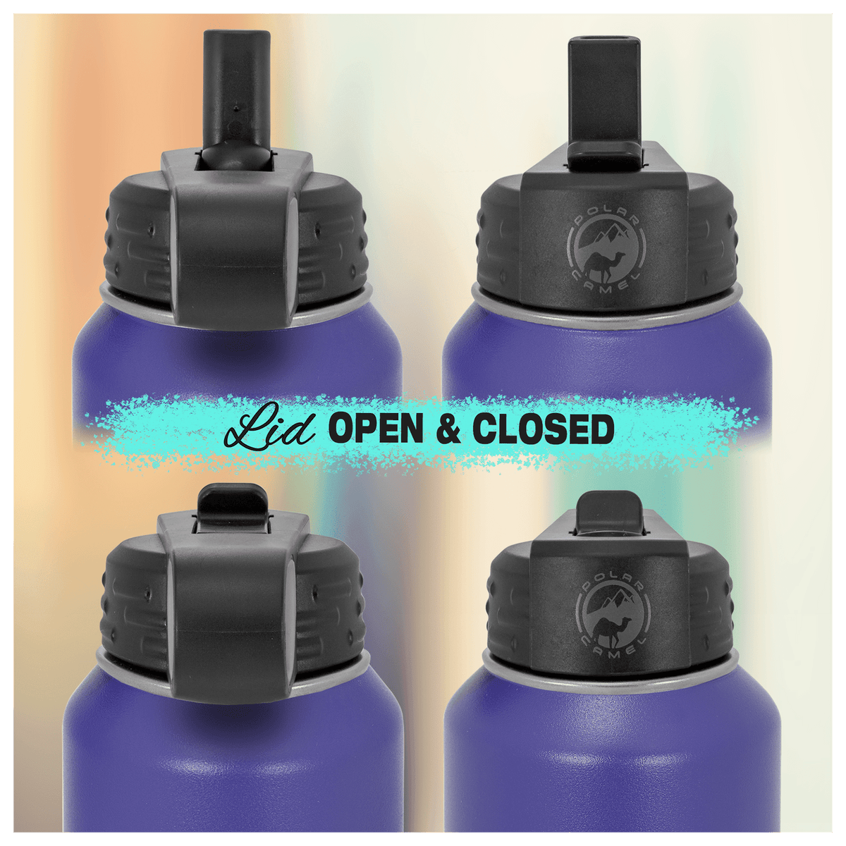 Custom 20oz Gamer Themed Water Bottle