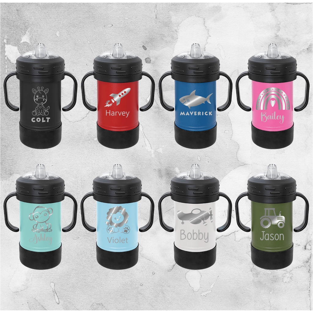 Personalized Laser Engraved Sippy Cup: Toddler Gift