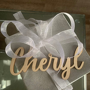 Wood Name Place Settings