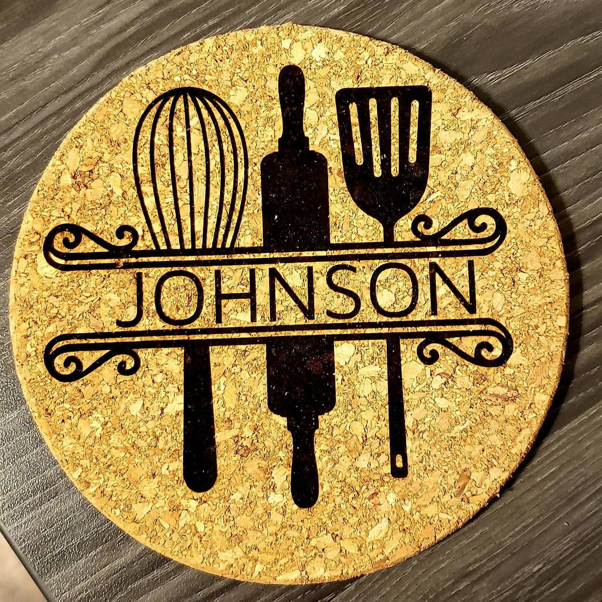 Personalized Cork Trivet